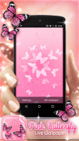 Pink Butterfly Live Wallpaper for PC