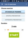 Eye exercises for PC