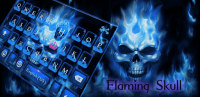 Flaming Skull Kika Keyboard for PC