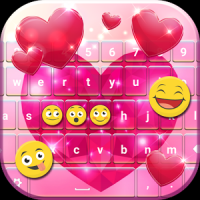Glitter Heart Keyboard